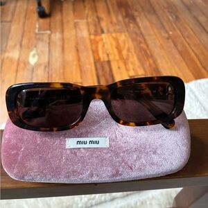 Miu Miu Tortoise Shell Sunglasses